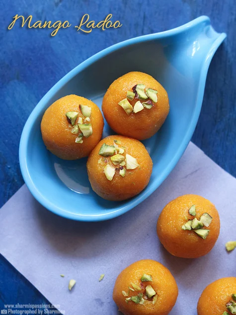 Mango Ladoo Recipe | Mango Laddu Recipe