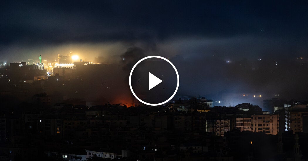 Israeli Attacks Rock Beirut, Displacing Hundreds of Thousands