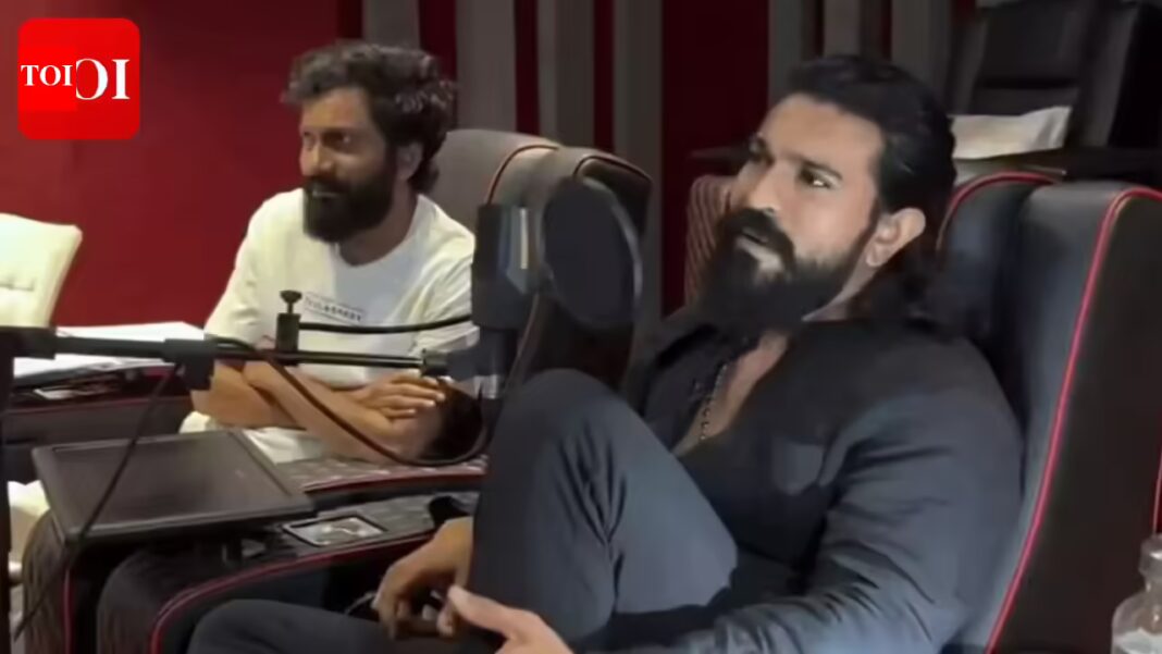 A. R. Rahman: Ram Charan begins dubbing for 'Peddi,' BTS video amps up summer release hype | Telugu Movie News