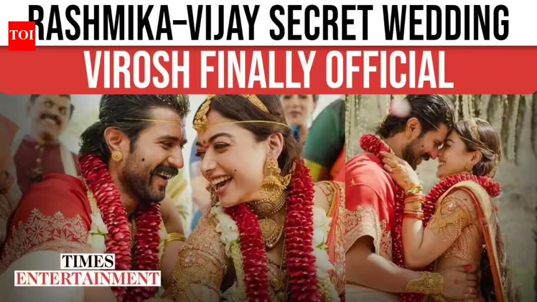 Rashmika Mandanna-Vijay Deverakonda perform Satyanarayana puja at ‘Kushi’ actor’s village; tents arranged for guests | Telugu Movie News