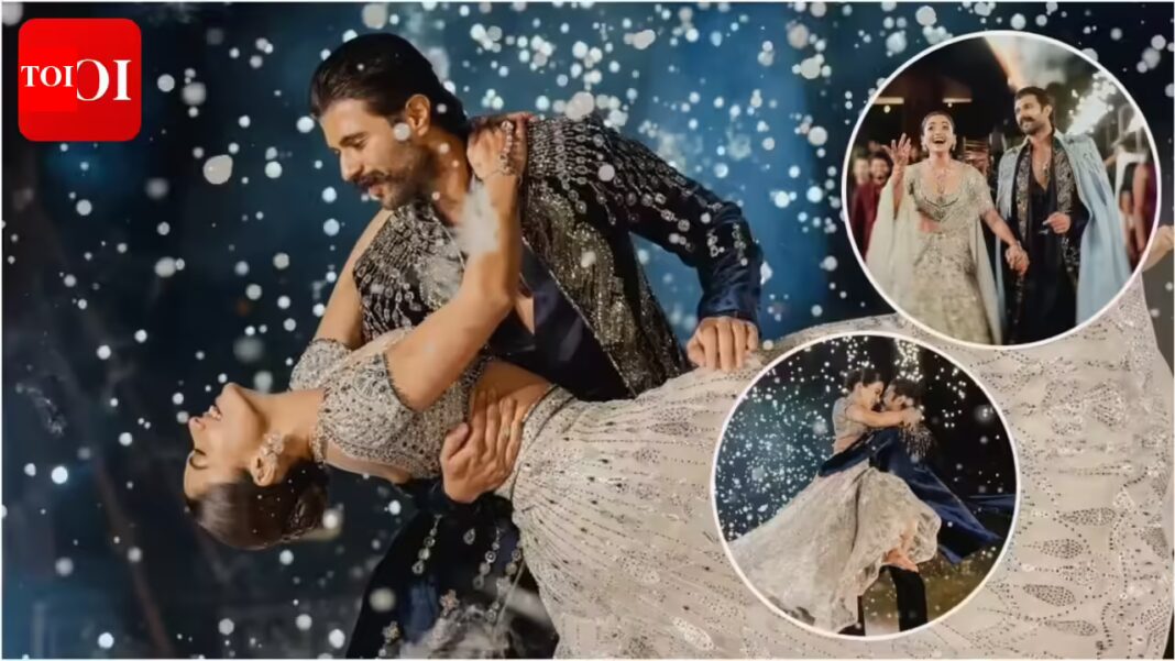 Rashmika Mandanna and Vijay Deverakonda share FIRST glimpses from their enchanting sangeet: 'The night we danced as one' | Telugu Movie News