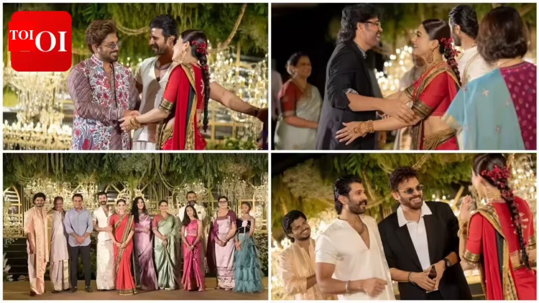 Inside Rashmika Mandanna–Vijay Deverakonda reception: Allu Arjun, Nagarjuna, Chiranjeevi and Tollywood biggies shower love | Telugu Movie News