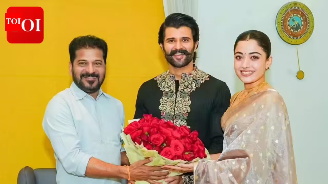 Telangana CM Revanth Reddy visits Vijay Deverakonda and Rashmika Mandanna after wedding reception; couple shares heartfelt note | Telugu Movie News