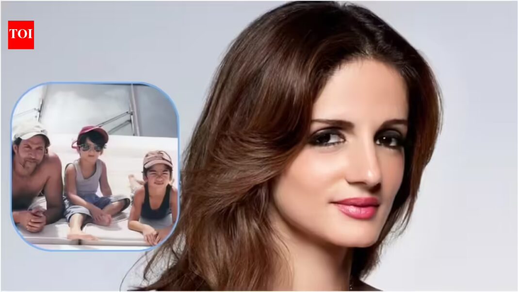 Hrithik Roshan: 'You must write a book': Sussanne Khan reacts to Hrithik Roshan's emotional 'fatherhood' post for sons Hrehaan and Hridhaan |