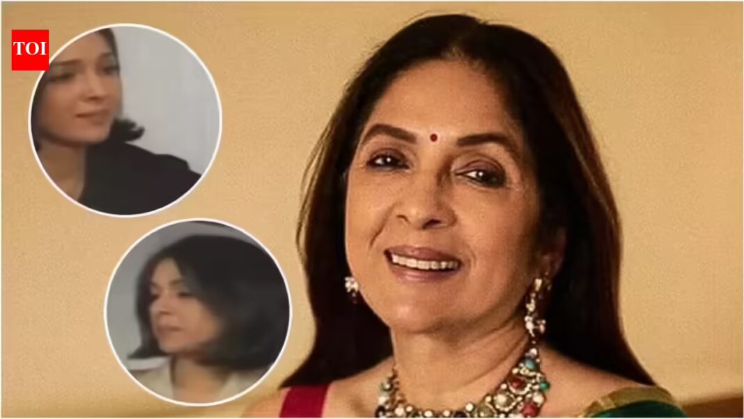 Neena Gupta drops a video of her first TV serial for a channel; netizens react, saying, 'Woh zamana, kya din the' | Hindi Movie News