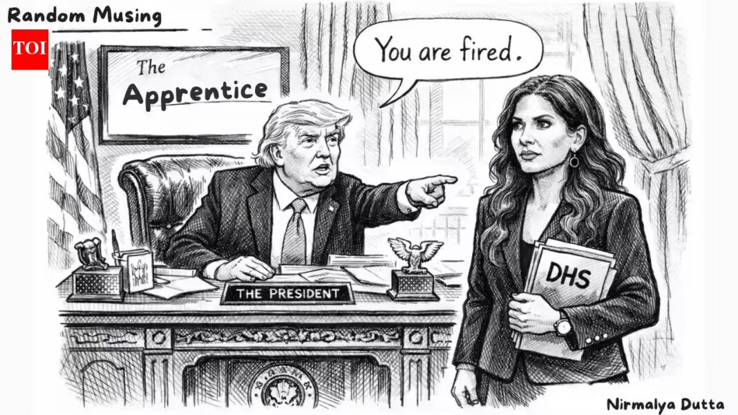 Random Musing: Donald Trump has only one red line. Kristi Noem crossed it... | World News