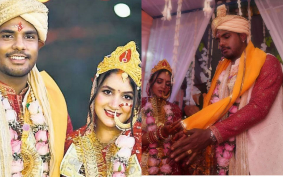 RCB bowler Yash Dayal marries Shweta Pundir in private ceremony in Noida, pictures surface online | CricTracker