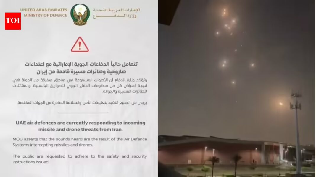 UAE sends emergency missile alert: Dubai confirms sounds heard across emirate were successful air defence interception amid Iran vs US-Israel war