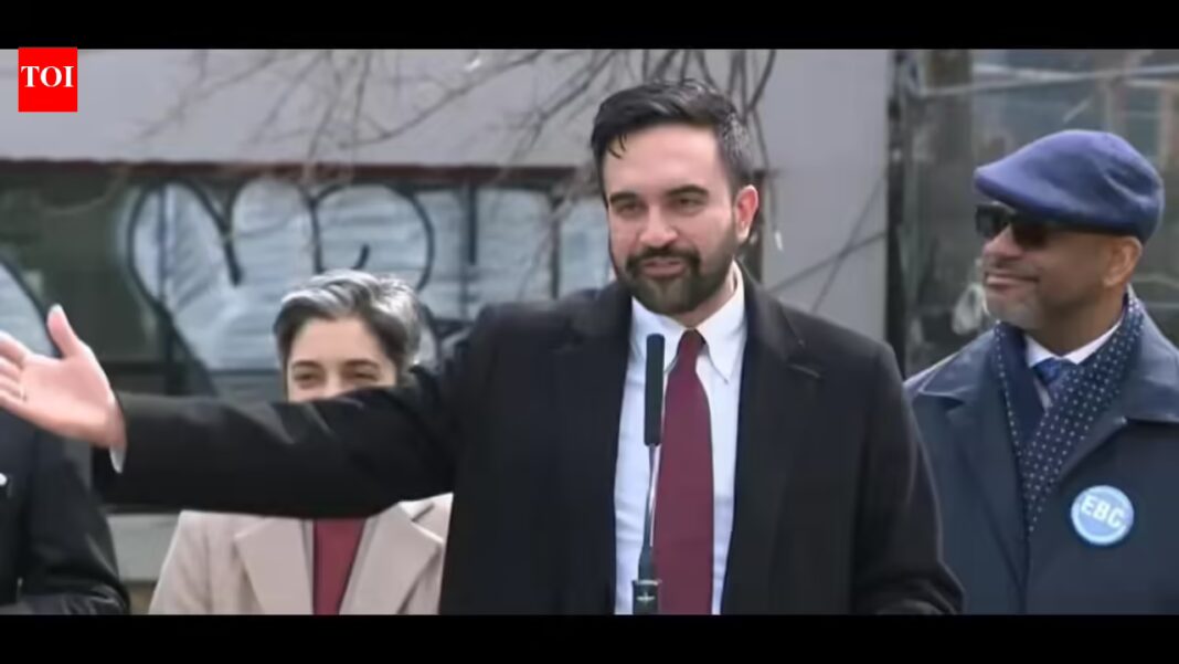 Zohran Mamdani gets heckled during a press conference, says ‘If I don’t hear him yelling at me…’