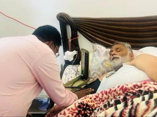 पूर्णिया सांसद पप्पू यादव की तबीयत अचानक बिगड़ी:डॉक्टरों की निगरानी में चल रहा इलाज, सांसद प्रवक्ता बोले- हालत पहले से बेहतर
