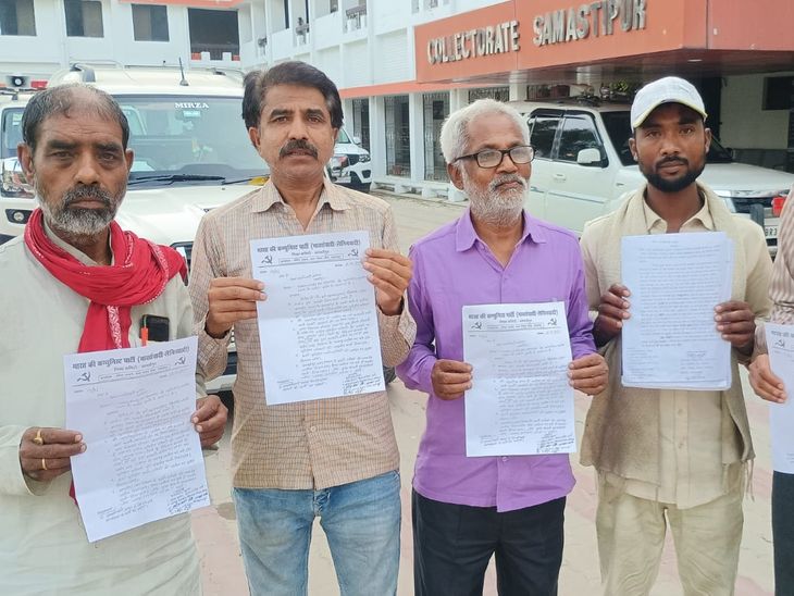 कबीर मठ में जबरन पानी टंकी निर्माण का आरोप:समस्तीपुर में माले ने जिलाधिकारी को सौंपा ज्ञापन, जांच का आश्वासन मिला