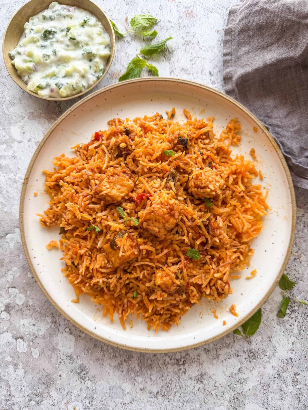 Lal Paneer Biryani – My Food Story