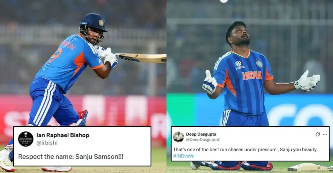 Fans go wild as Sanju Samson’s heroics powers India to semi-final after thrilling win over West Indies in T20 World Cup 2026