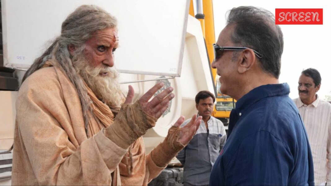 Amitabh Bachchan shares BTS photos from Kalki 2; expresses excitement to reunite with Kamal Haasan after 40 years. Watch | Bollywood News Kamal.jpg