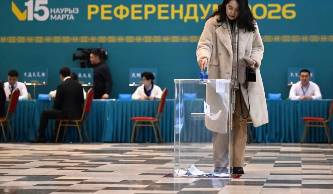 Kazakhstanis vote in referendum on new constitution that would cement president’s grip on power