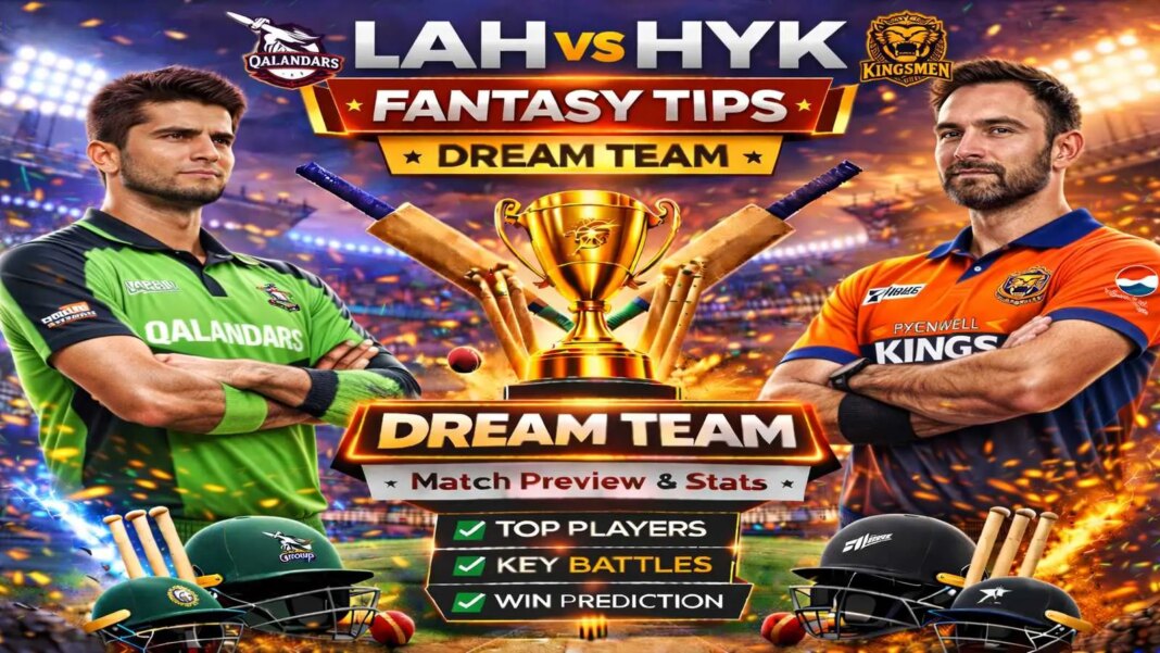 LAH vs HYK Dream11 Team Today Prediction: Stats, Analysis