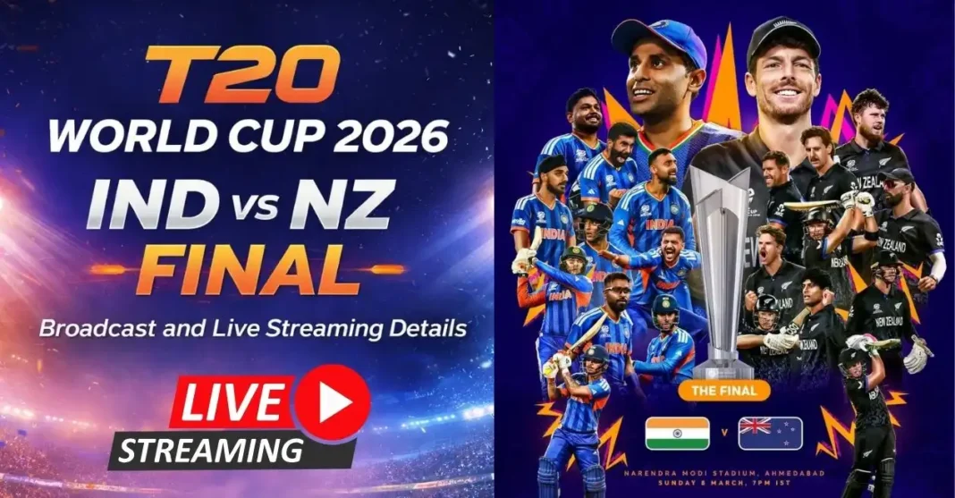 T20 World Cup 2026 Final: Broadcast, Live Streaming details: When and where to watch in India, Pakistan, USA, UK & other countries