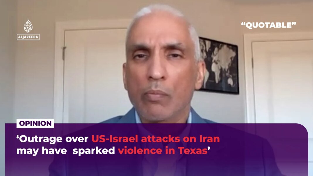 ‘Outrage over US-Israel attacks on Iran may have sparked violence in Texas’ | Israel-Iran conflict ‘Outrage over US-Israel attacks on Iran may have sparked violence in Texas’ | Israel-Iran conflict