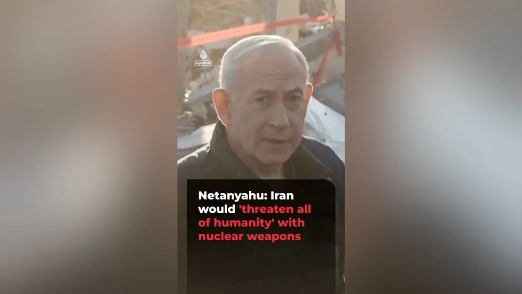 Netanyahu: Iran would ‘threaten all of humanity’ with nuclear weapon | Donald Trump Netanyahu: Iran would ‘threaten all of humanity’ with nuclear weapon | Donald Trump