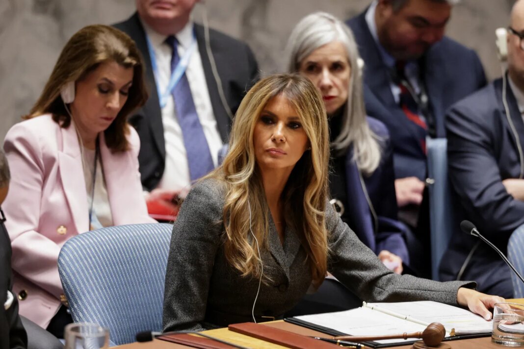 Melania Trump chairs UN meeting on children days after Iran school strike | Israel-Iran conflict Melania Trump chairs UN meeting on children days after Iran school strike | Israel-Iran conflict