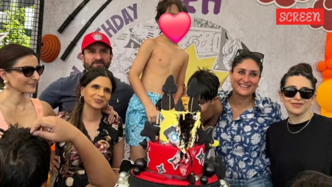 Inside Kareena Kapoor, Saif Ali Khan’s son Jeh’s Naruto-themed 5th birthday bash: Three-tier cake with Naruto cookies | Bollywood News