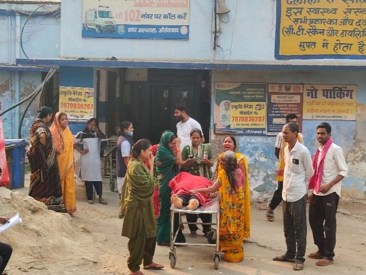 औरंगाबाद में संदिग्ध परिस्थितियों में विवाहिता की मौत:मायके वालों ने लगाया गला दबाकर हत्या का आरोप, ससुराल वाले बोले- सीढ़ी से गिर कर गई जान