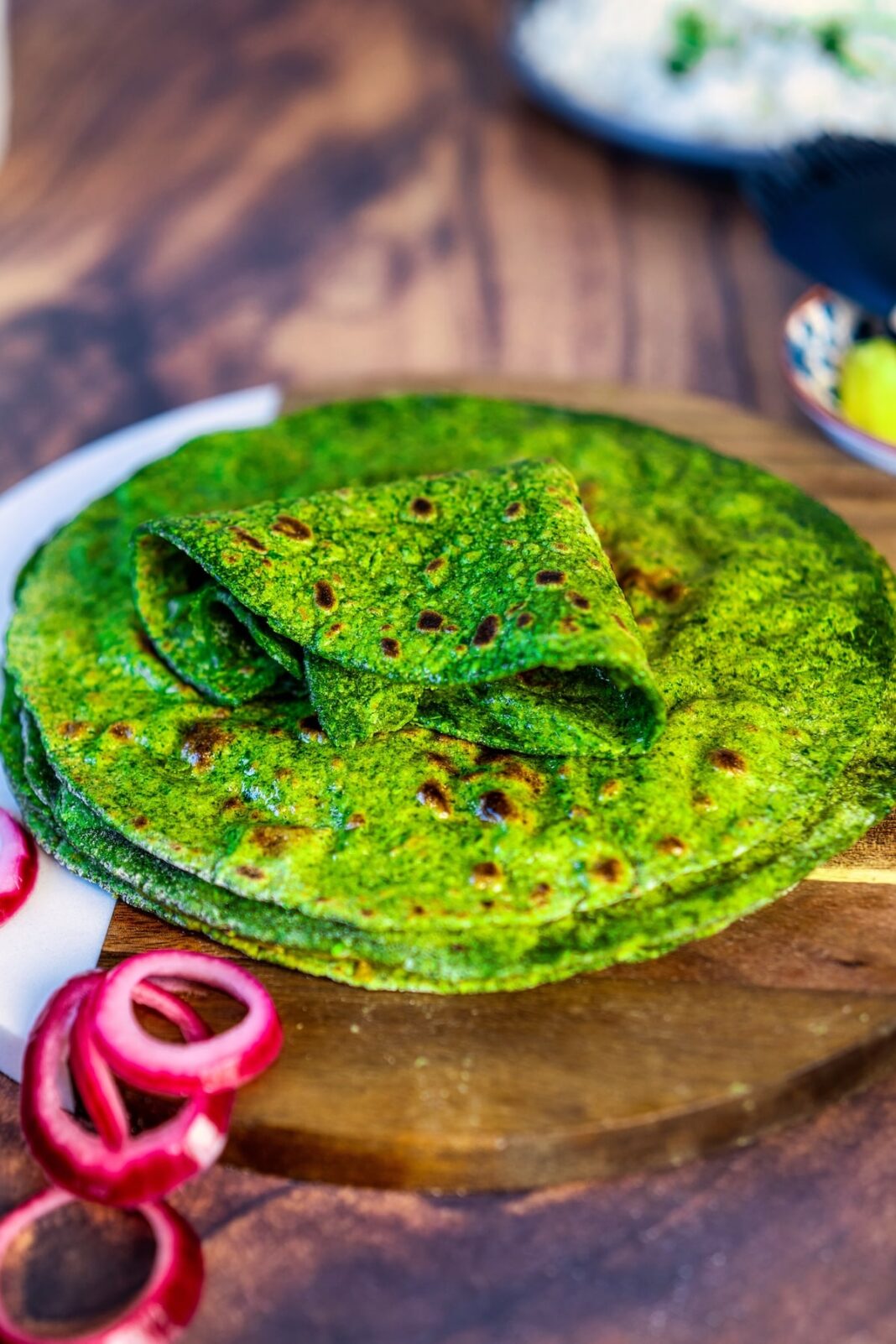 Soft Spinach Roti Recipe | Palak Atta Roti