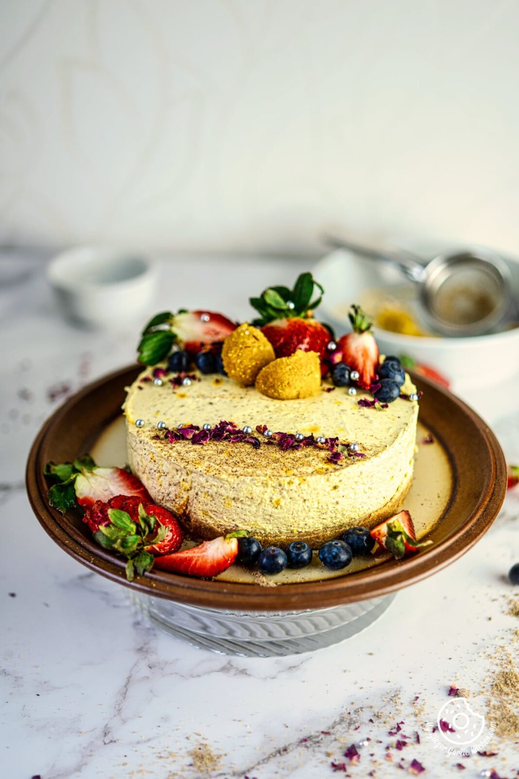 Thandai Cheesecake Recipe (Video)