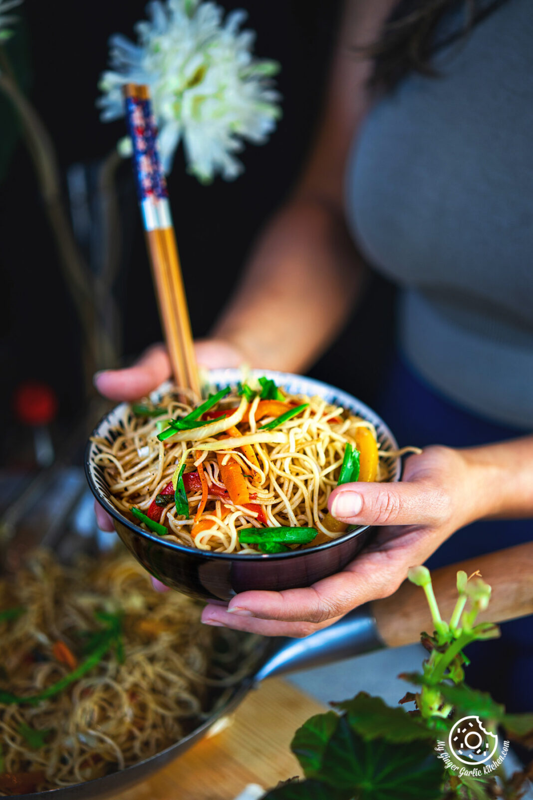 Hakka Noodles (Step-By-Step + Video Recipe)