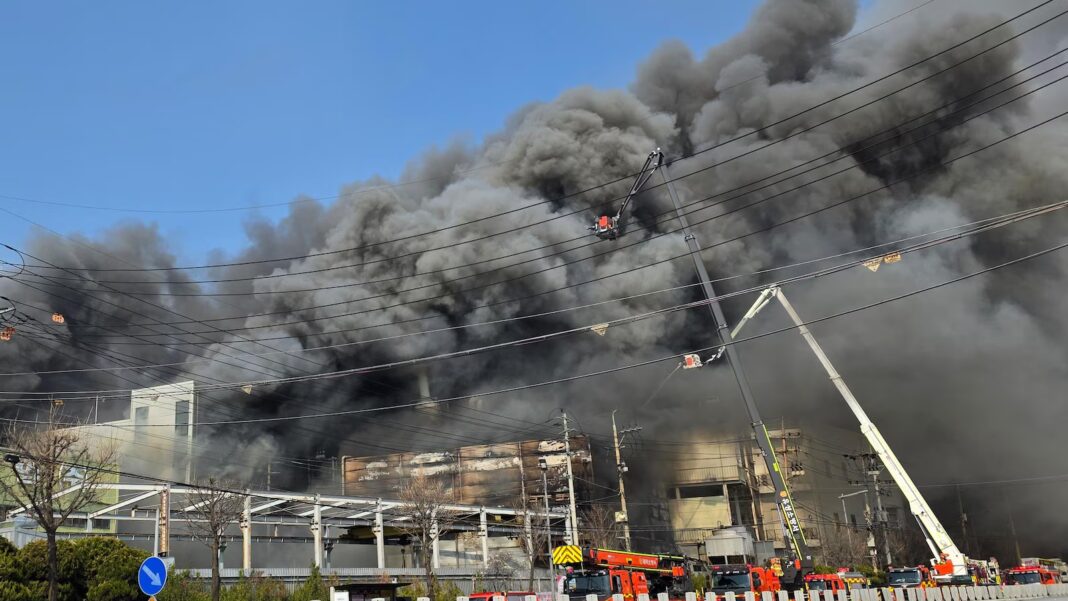Fire at South Korean auto parts factory injures at least 50