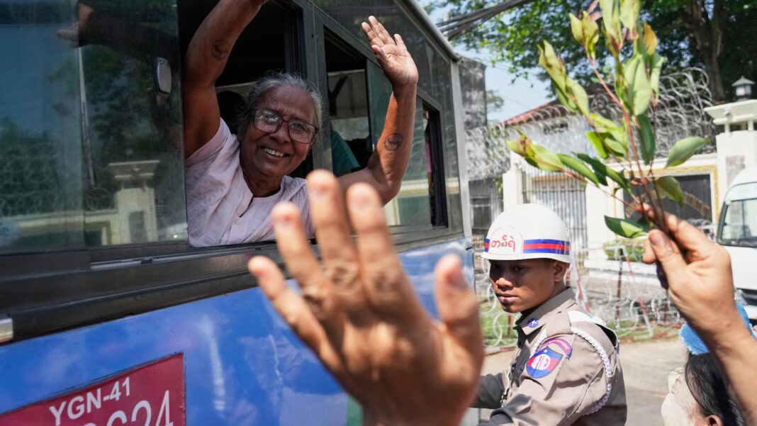 Myanmar’s military government pardons 10,000 prisoners before parliament opens