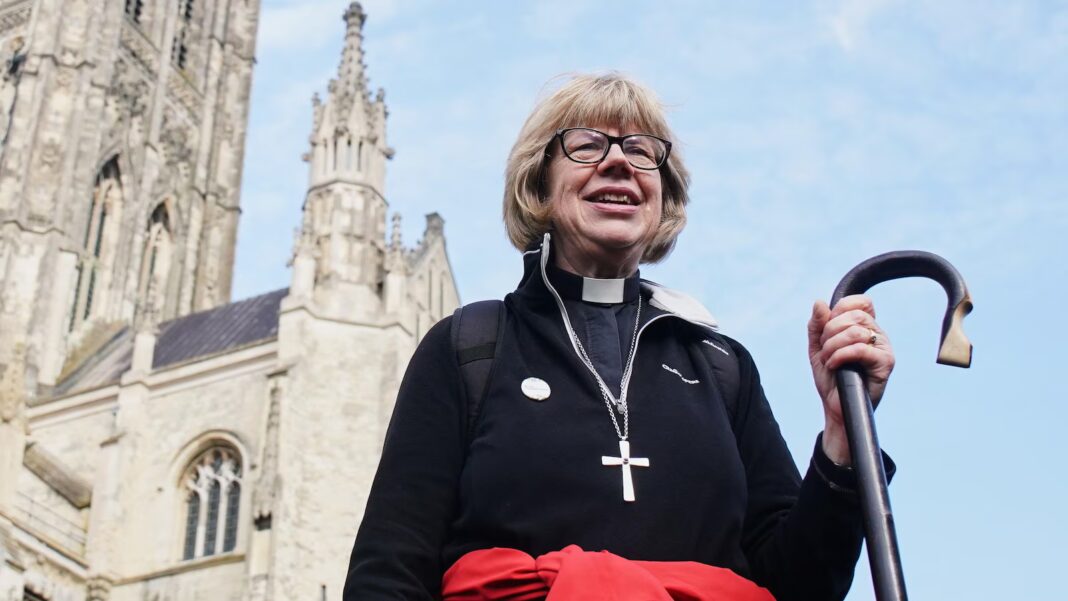 Cancer nurse turned archbishop celebrates election as first woman to lead Church of England
