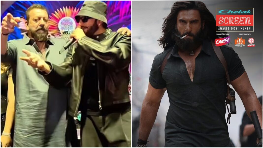 Hamza Ali Mazari-SP Chaudhary Aslam reunion: Ranveer Singh, Sanjay Dutt groove to Dhurandhar title track at a birthday bash. Watch | Bollywood News