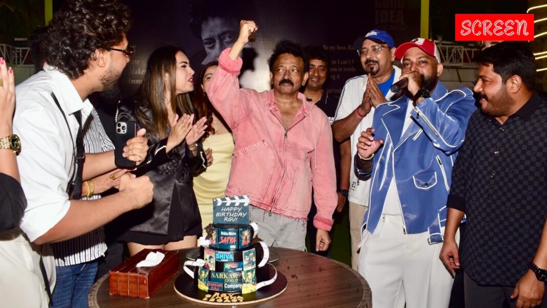Ram Gopal Varma celebrates birthday with Manoj Bajpayee, Genelia Deshmukh; says ‘Stabbing my past with a knife called Dhurandhar 2’ | Bollywood News