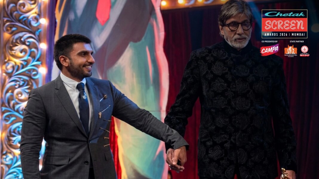 When Amitabh Bachchan dedicated his Best Actor trophy to Ranveer Singh: ‘The happiest moment is that Ranveer is standing right next to me’ | Bollywood News