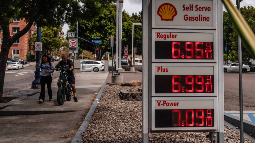 Consumer sentiment falls to fresh record low in May as surging gas prices hit outlook