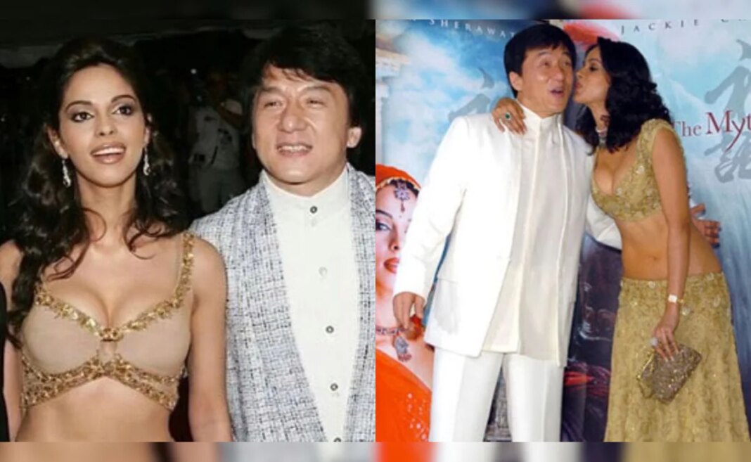 How Mallika Sherawat’s ‘Low-Cut’ Blouse Went Viral 20 Years Ago During Cannes Debut With Jackie Chan
