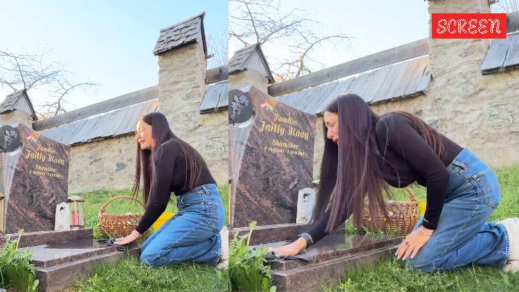 Celina Jaitly breaks down in Austria at son’s grave, says husband denying access to kids | Bollywood News
