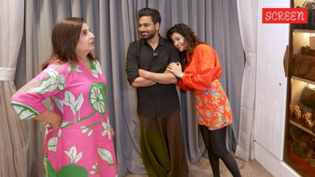 ‘Get out of bedroom’: Farah Khan tells husband Shirish after seeing Palak Muchhal’s walk-in closet | Bollywood News