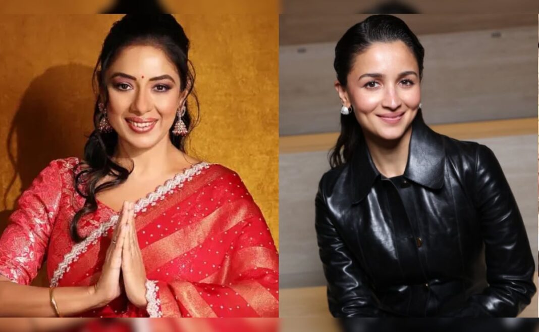 Rupali Ganguly Shares Post Criticising Alia Bhatt For Her Leather Outfit At Milan Fashion Week