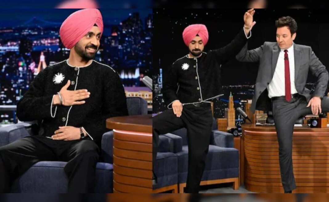 Diljit Dosanjh Teaches Bhangra Moves To Jimmy Fallon On The Tonight Show