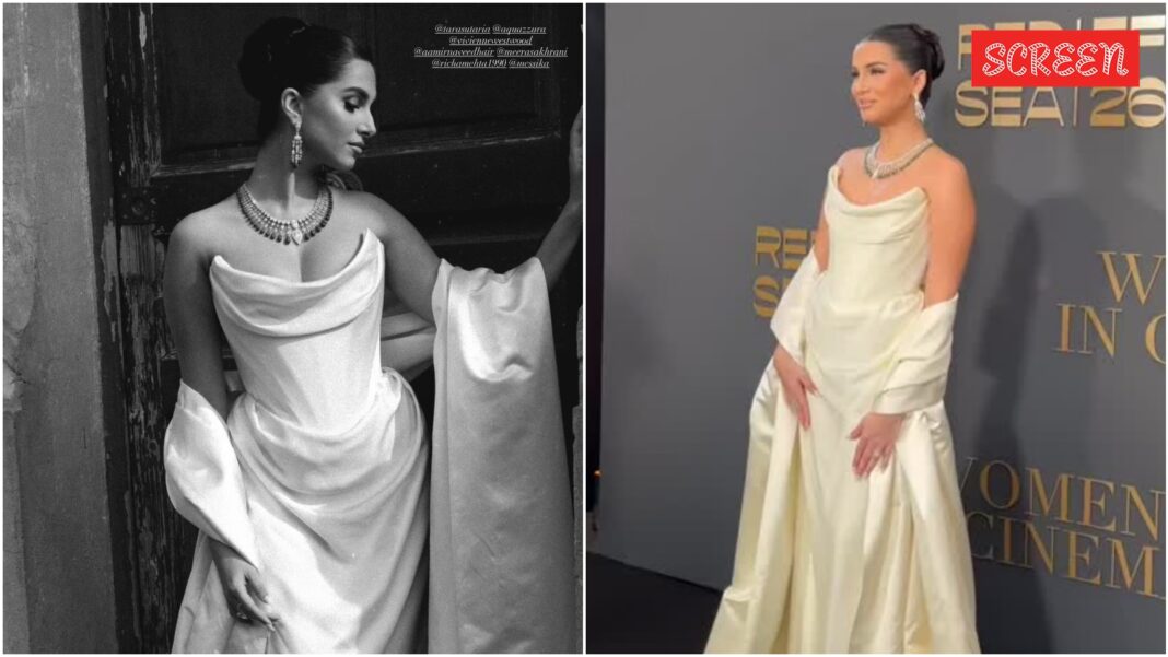 Cannes 2026: Tara Sutaria dazzles at Women in Cinema gala with elegant red carpet look | Bollywood News