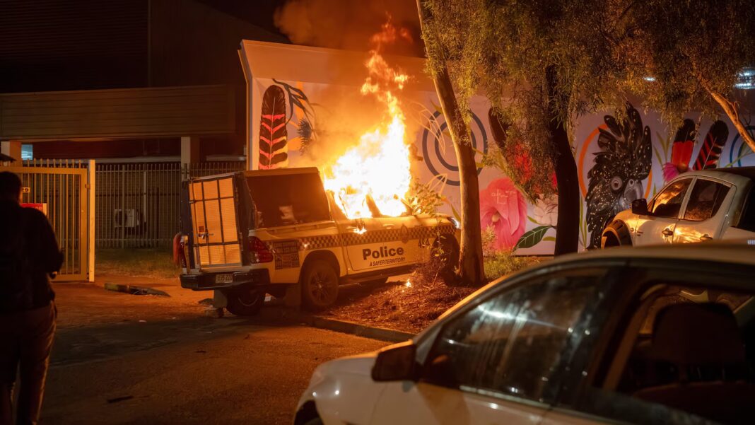 Crowd riots outside Australian hospital treating suspect in 5-year-old girl’s death