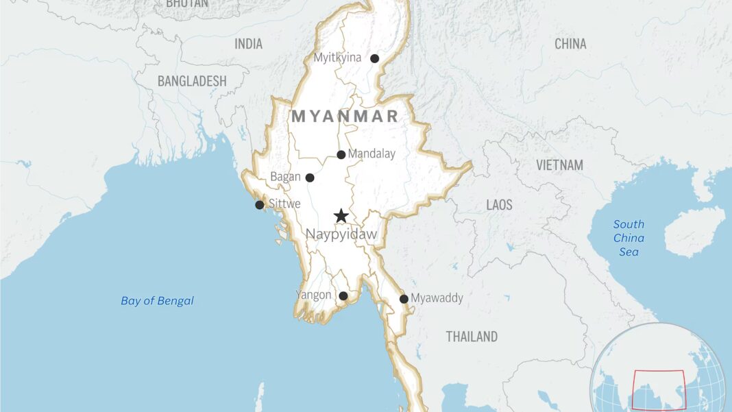 Myanmar military recaptures 2 strategic border towns from ethnic militias