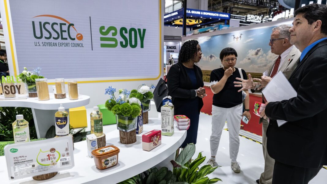 U.S. fights with Brazil for China’s giant soybean market