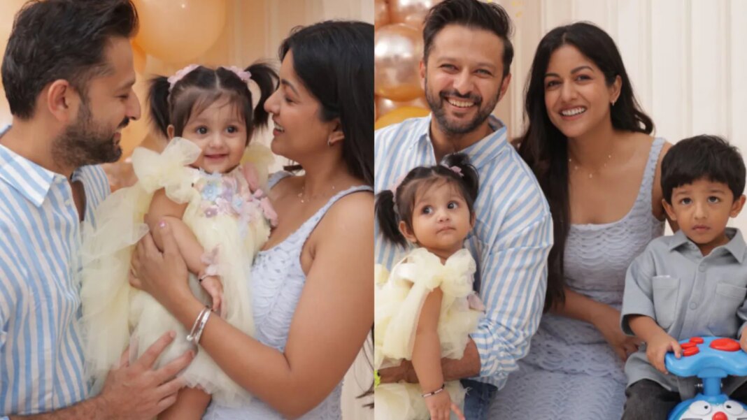 Ishita Dutta And Vatsal Sheth Reveal Daughter Veda’s Face On Her First Birthday, See Photos