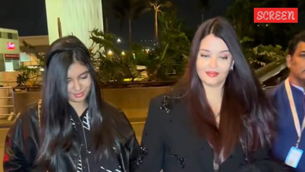 Aishwarya Rai Bachchan heads to Cannes closing ceremony with daughter Aaradhya. Watch | Bollywood News