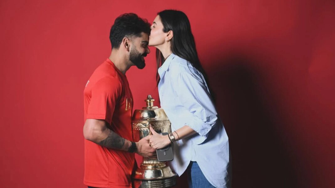 Anushka Sharma Kisses Virat Kohli In A Loved-Up Pic After RCB’s IPL 2026 Win, Post Hits 2 Million Likes