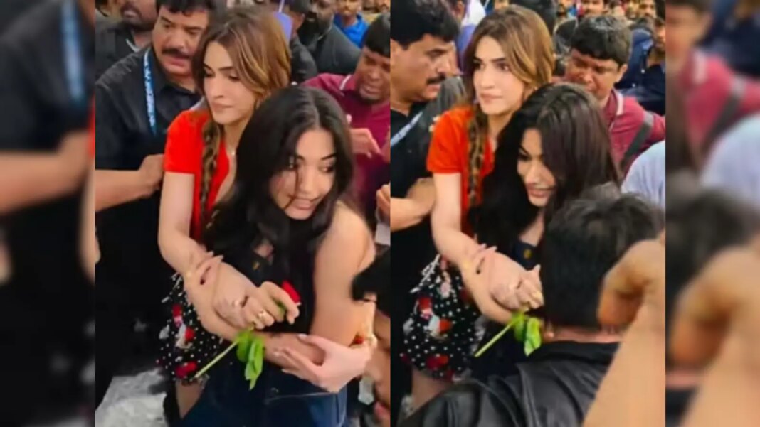 Kriti Sanon Shields Rashmika Mandanna In A Crowded Pune Mall. Internet Approves
