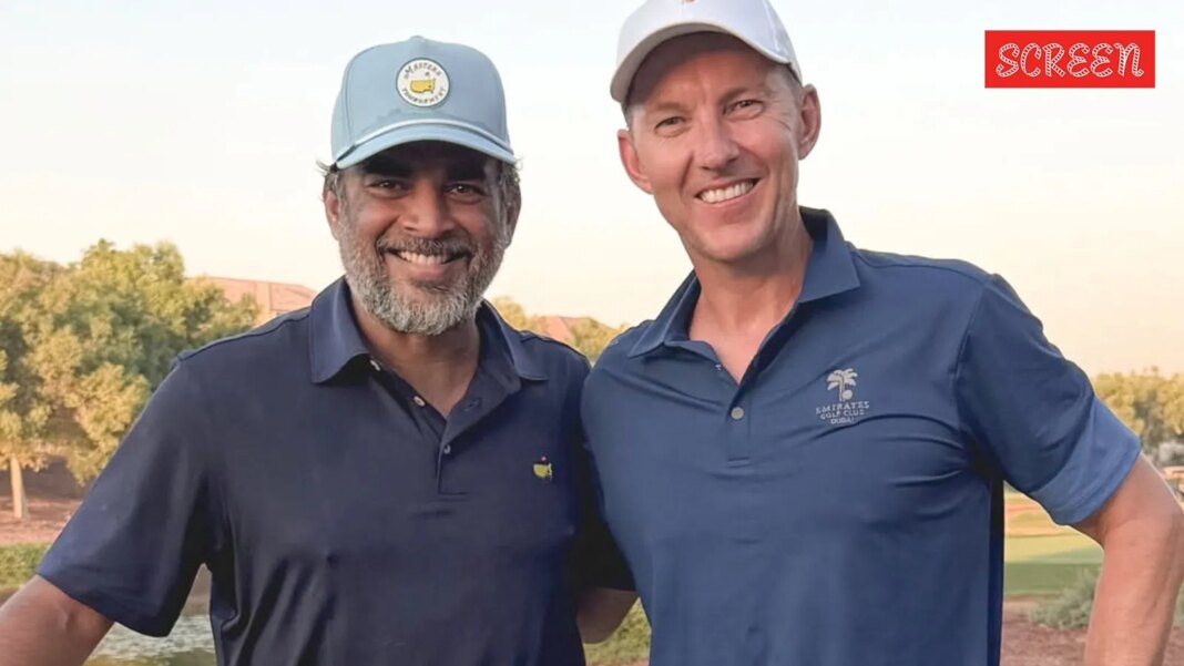 Brett Lee calls Madhavan ‘a genuinely top bloke’ after Dubai golf outing, shares pics | Bollywood News